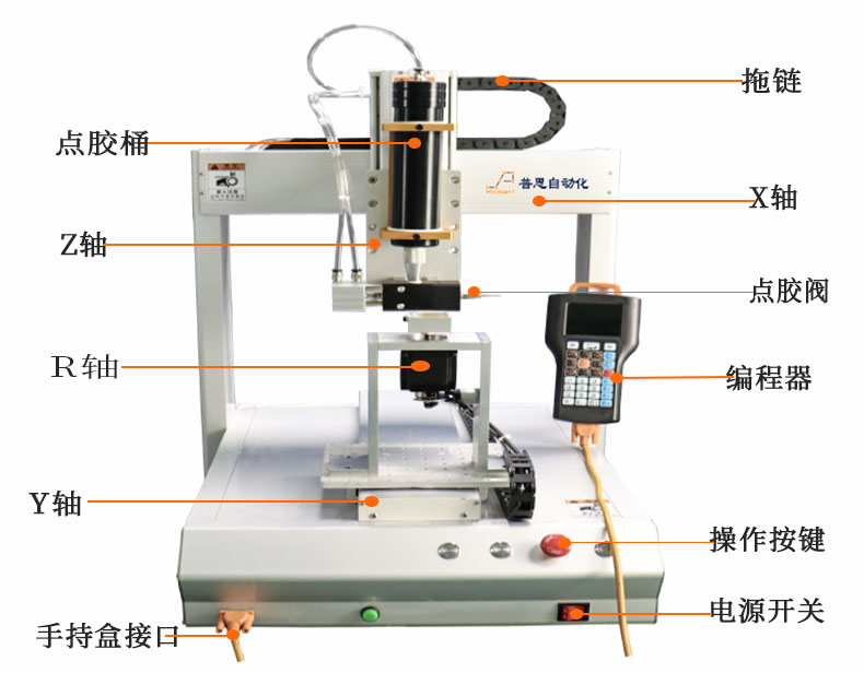 自动点胶机组件及结构